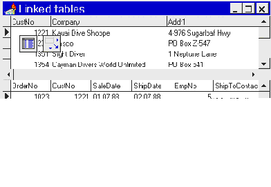    (Linked cursors)